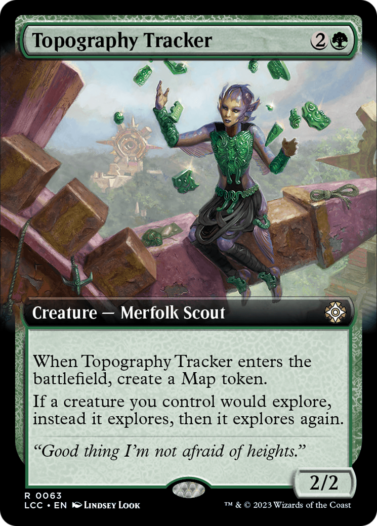 Topography Tracker (Extended Art) [The Lost Caverns of Ixalan Commander] | Exor Games Truro