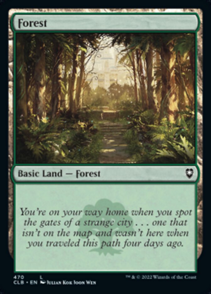 Forest (470) [Commander Legends: Battle for Baldur's Gate] | Exor Games Truro