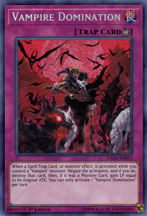 Vampire Domination [DASA-EN011] Secret Rare | Exor Games Truro