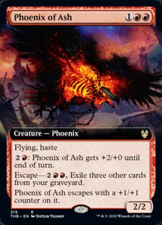 Phoenix of Ash (Extended Art) [Theros Beyond Death] | Exor Games Truro