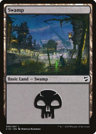 Swamp (300) [Commander 2018] | Exor Games Truro