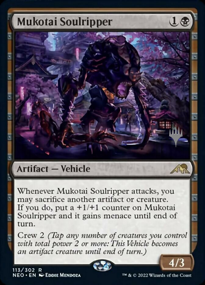 Mukotai Soulripper (Promo Pack) [Kamigawa: Neon Dynasty Promos] | Exor Games Truro