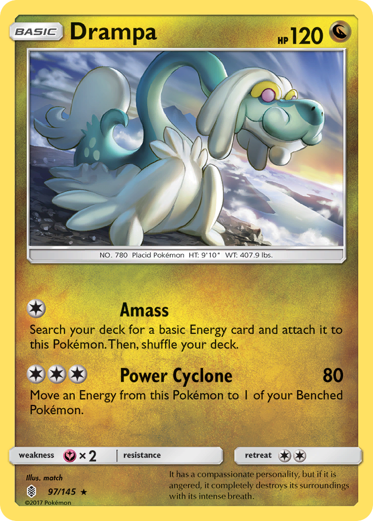 Drampa (97/145) [Sun & Moon: Guardians Rising] | Exor Games Truro