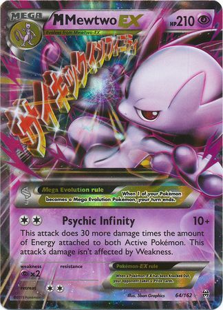 M Mewtwo EX (64/162) (Jumbo Card) [XY: BREAKthrough] | Exor Games Truro