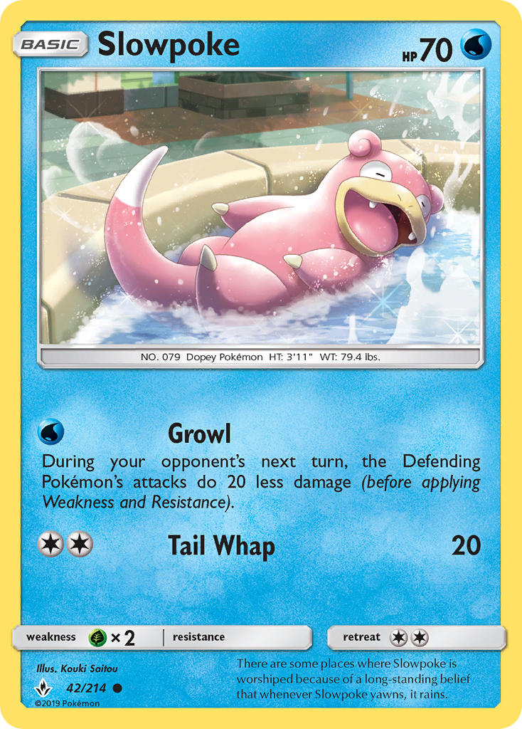 Slowpoke (42/214) [Sun & Moon: Unbroken Bonds] | Exor Games Truro