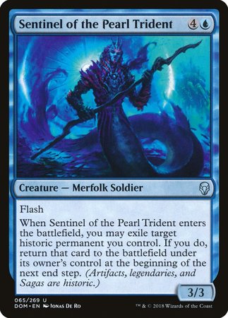 Sentinel of the Pearl Trident [Dominaria] | Exor Games Truro