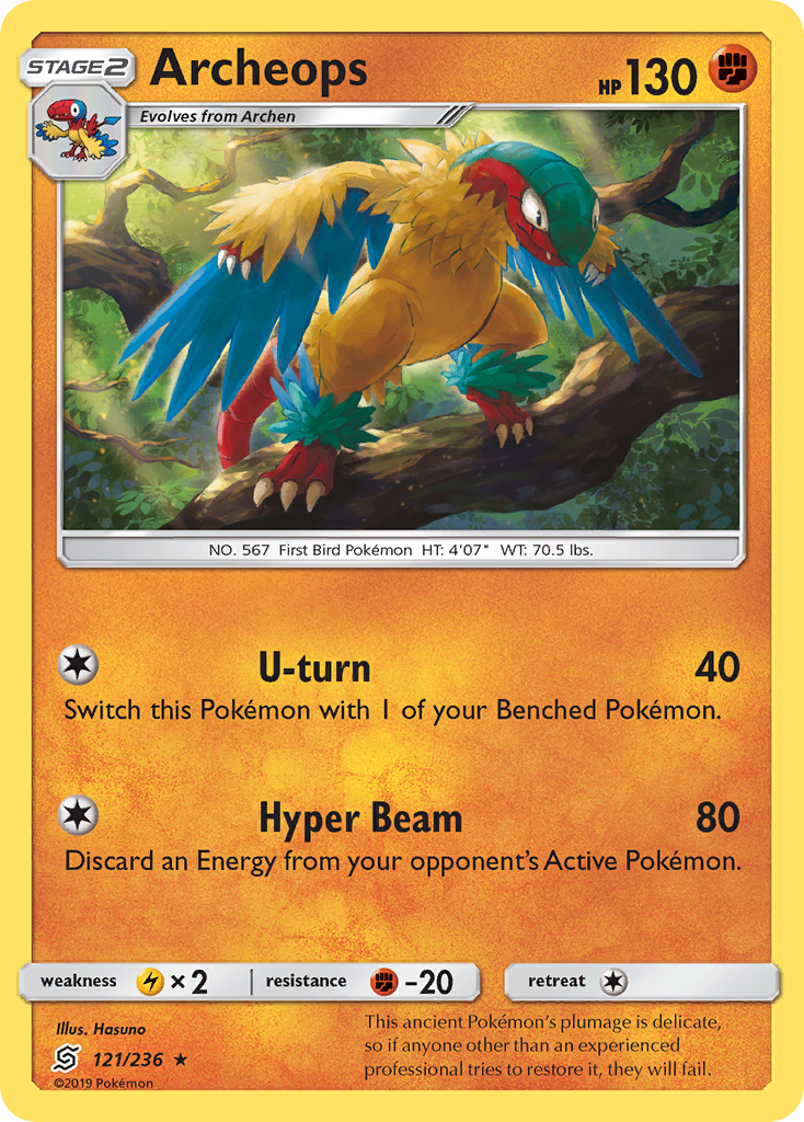 Archeops (121/236) [Sun & Moon: Unified Minds] | Exor Games Truro
