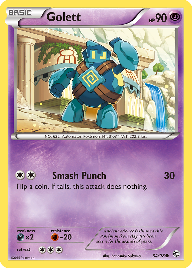 Golett (34/98) [XY: Ancient Origins] | Exor Games Truro