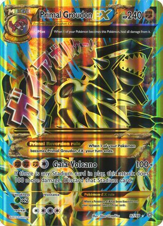 Primal Groudon EX (97/98) (Jumbo Card) [XY: Ancient Origins] | Exor Games Truro