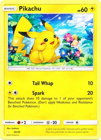 Pikachu (29/30) [Sun & Moon: Trainer Kit - Alolan Raichu] | Exor Games Truro