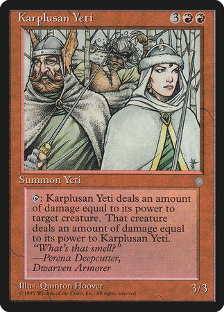 Karplusan Yeti [Ice Age] | Exor Games Truro