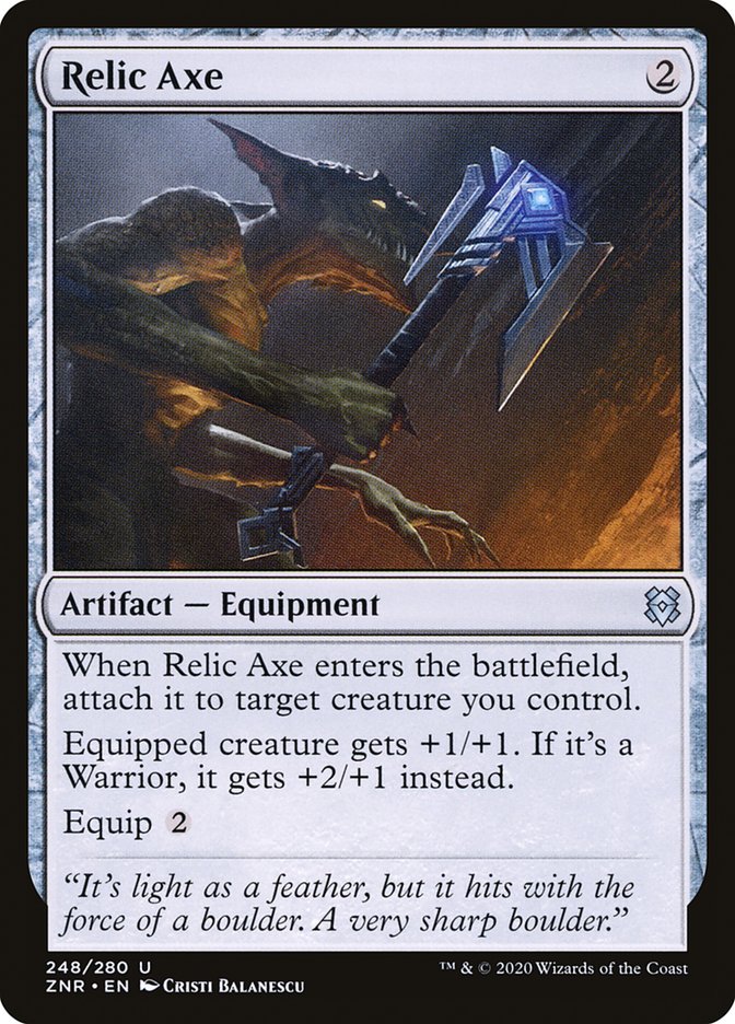 Relic Axe [Zendikar Rising] | Exor Games Truro