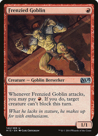 Frenzied Goblin [Magic 2015] | Exor Games Truro