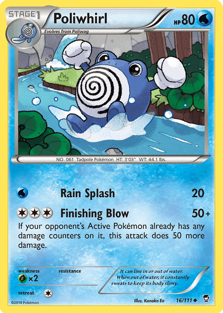 Poliwhirl (16/111) [XY: Furious Fists] | Exor Games Truro