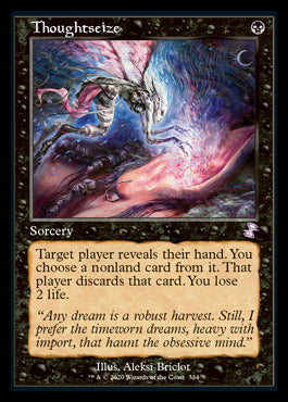 Thoughtseize (Timeshifted) [Time Spiral Remastered] | Exor Games Truro