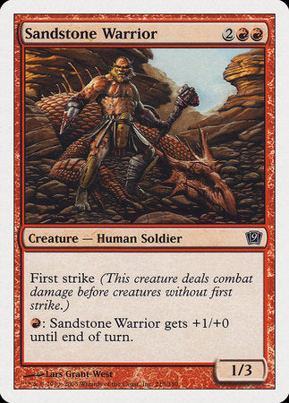 Sandstone Warrior [Ninth Edition] | Exor Games Truro