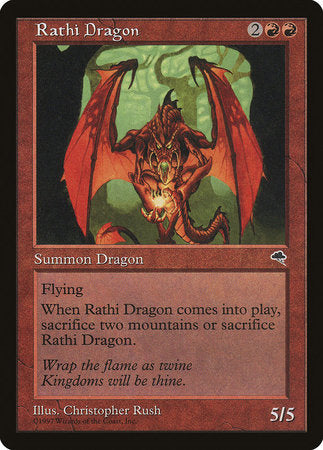 Rathi Dragon [Tempest] | Exor Games Truro