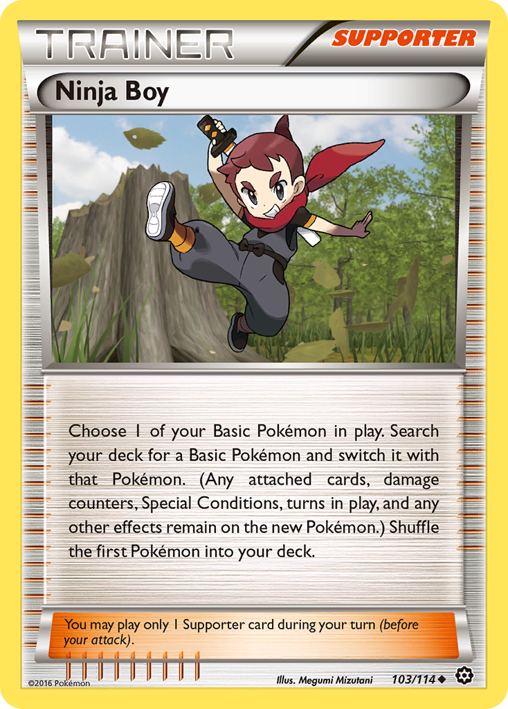 Ninja Boy (103/114) [XY: Steam Siege] | Exor Games Truro