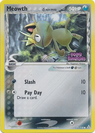 Meowth (71/110) (Delta Species) (Stamped) [EX: Holon Phantoms] | Exor Games Truro