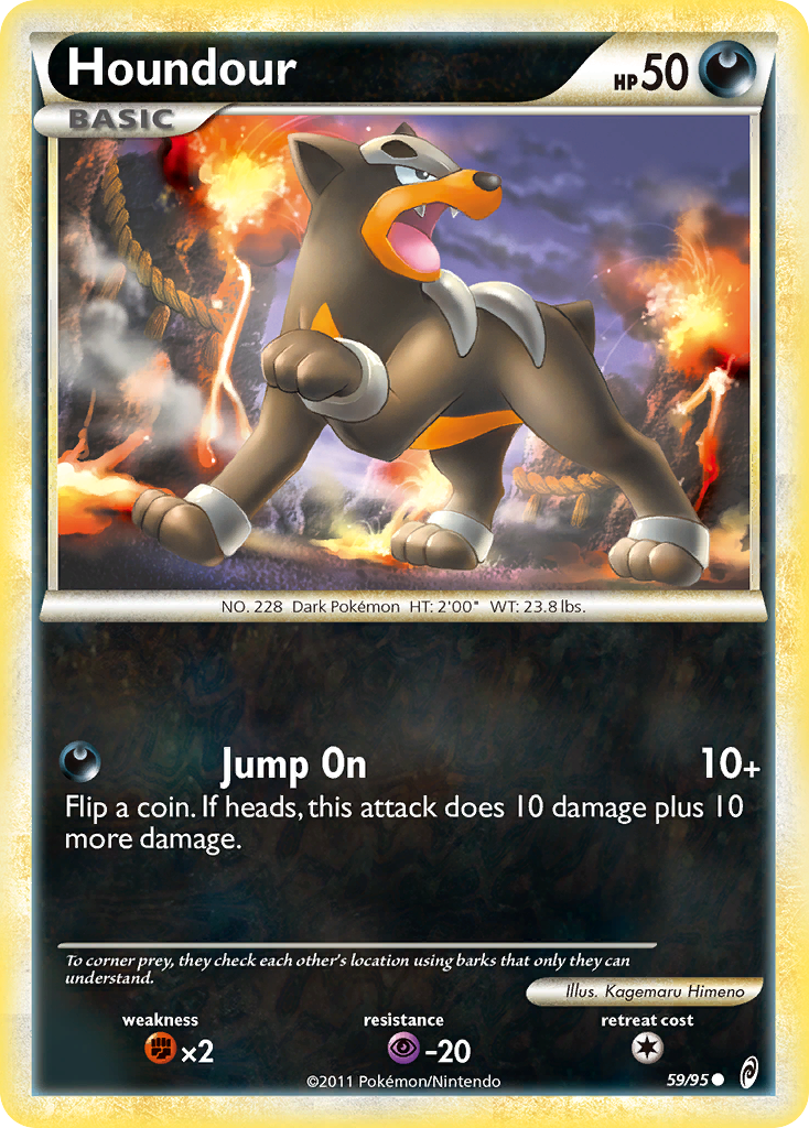 Houndour (59/95) [HeartGold & SoulSilver: Call of Legends] | Exor Games Truro