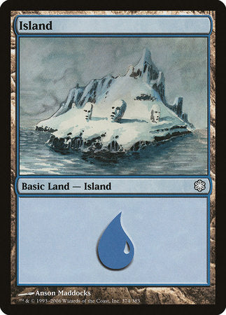 Island (374) [Coldsnap Theme Decks] | Exor Games Truro