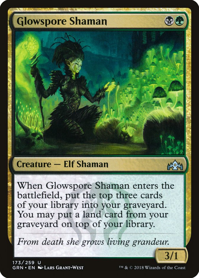 Glowspore Shaman [Guilds of Ravnica] | Exor Games Truro