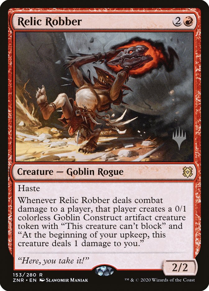 Relic Robber (Promo Pack) [Zendikar Rising Promos] | Exor Games Truro