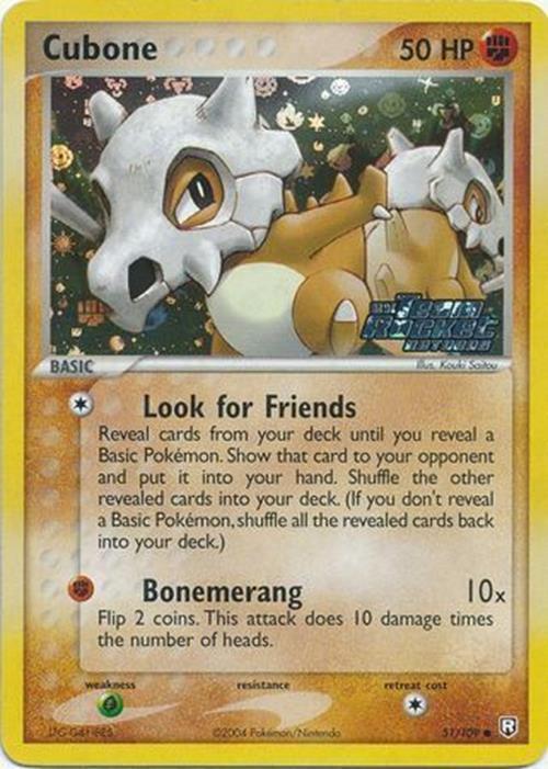 Cubone (51/109) (Stamped) [EX: Team Rocket Returns] | Exor Games Truro