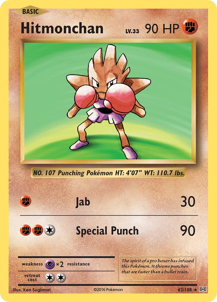 Hitmonchan (62/108) (Theme Deck Exclusive) [XY: Evolutions] | Exor Games Truro