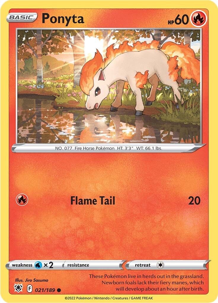 Ponyta (021/189) [Sword & Shield: Astral Radiance] | Exor Games Truro