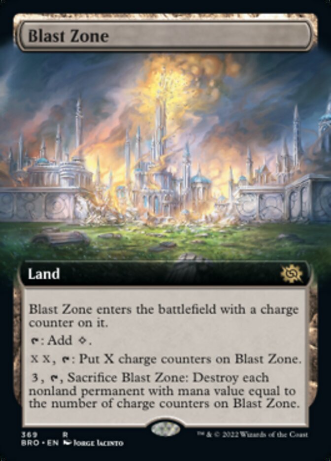 Blast Zone (Extended Art) [The Brothers' War] | Exor Games Truro