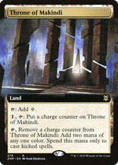 Throne of Makindi (Extended Art) [Zendikar Rising] | Exor Games Truro