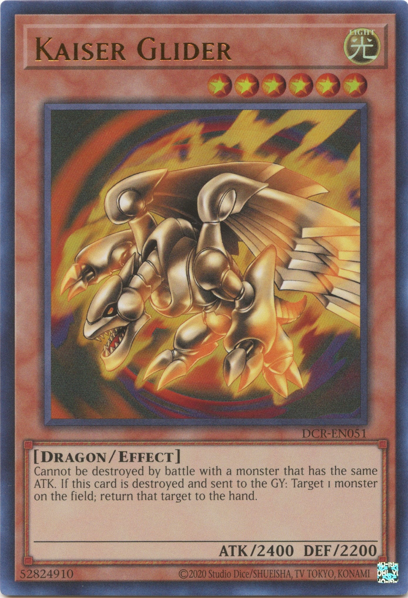 Kaiser Glider (25th Anniversary) [DCR-EN051] Ultra Rare | Exor Games Truro
