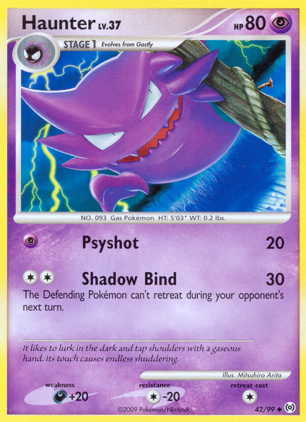 Haunter (42/99) [Platinum: Arceus] | Exor Games Truro