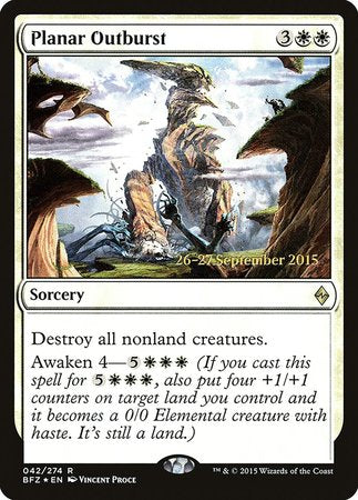 Planar Outburst [Battle for Zendikar Promos] | Exor Games Truro