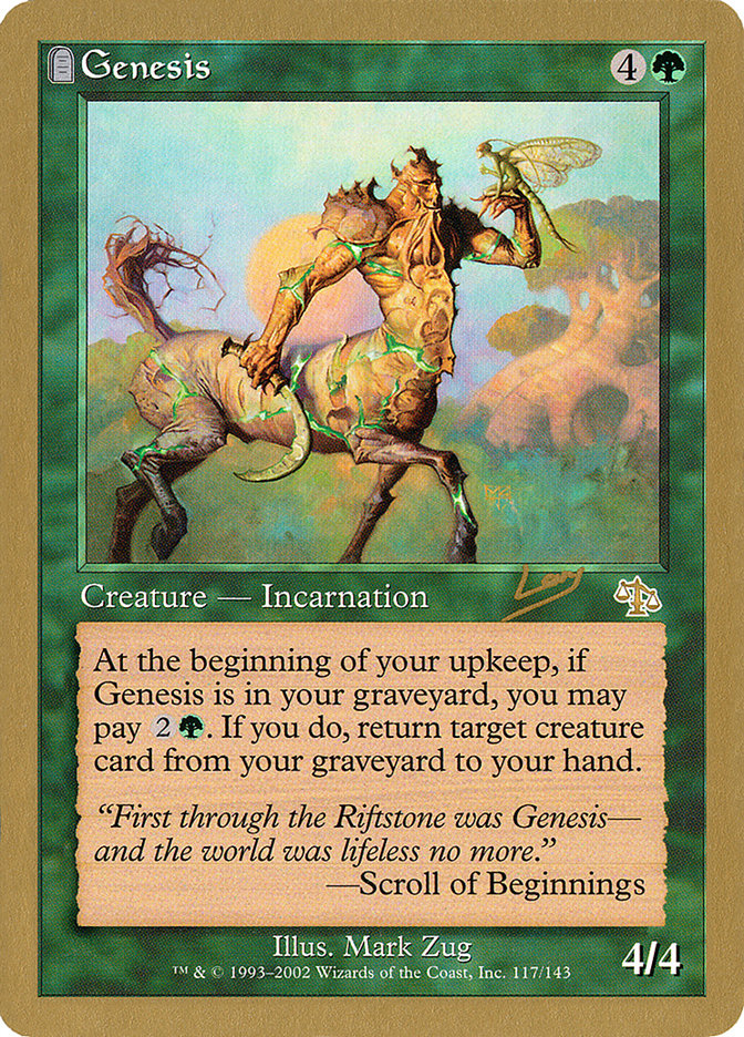 Genesis (Raphael Levy) [World Championship Decks 2002] | Exor Games Truro