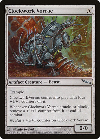 Clockwork Vorrac [Mirrodin] | Exor Games Truro