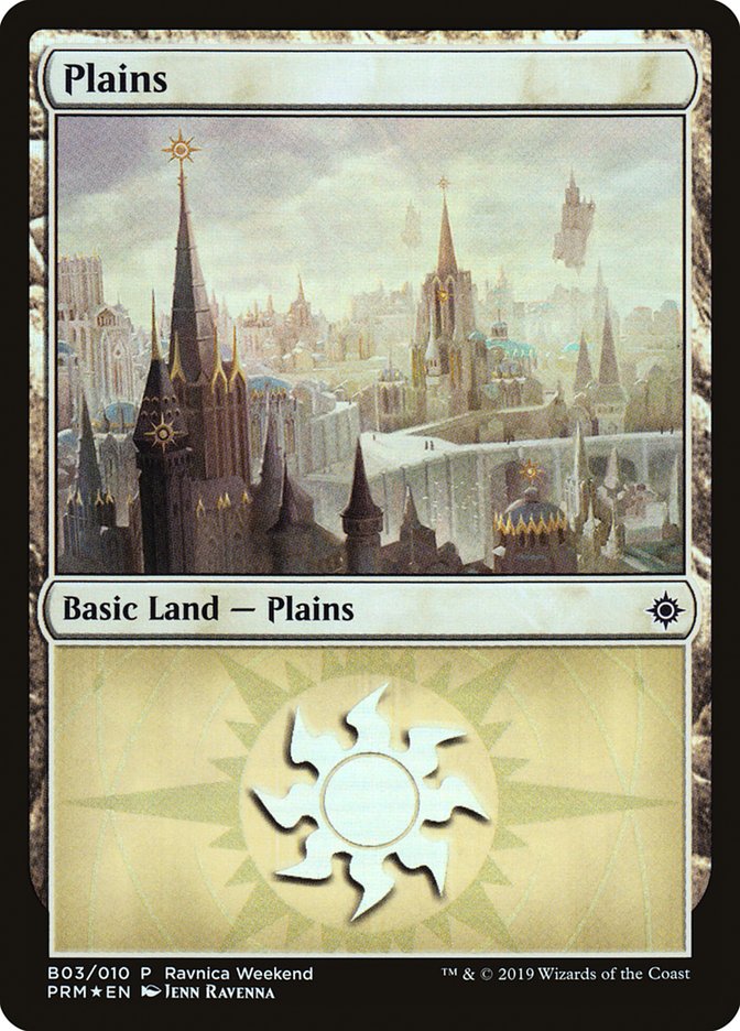 Plains (B03) [Ravnica Allegiance Guild Kit] | Exor Games Truro