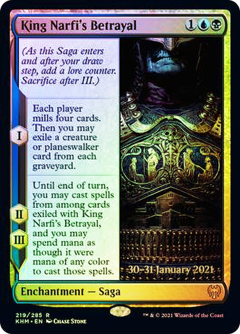 King Narfi's Betrayal [Kaldheim Prerelease Promos] | Exor Games Truro