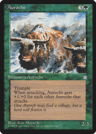 Aurochs [Ice Age] | Exor Games Truro