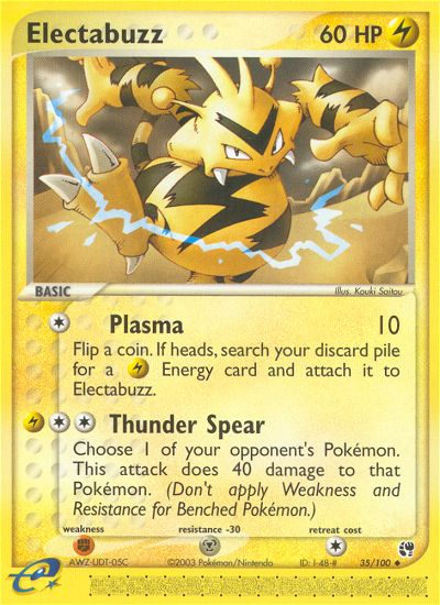 Electabuzz (35/100) [EX: Sandstorm] | Exor Games Truro