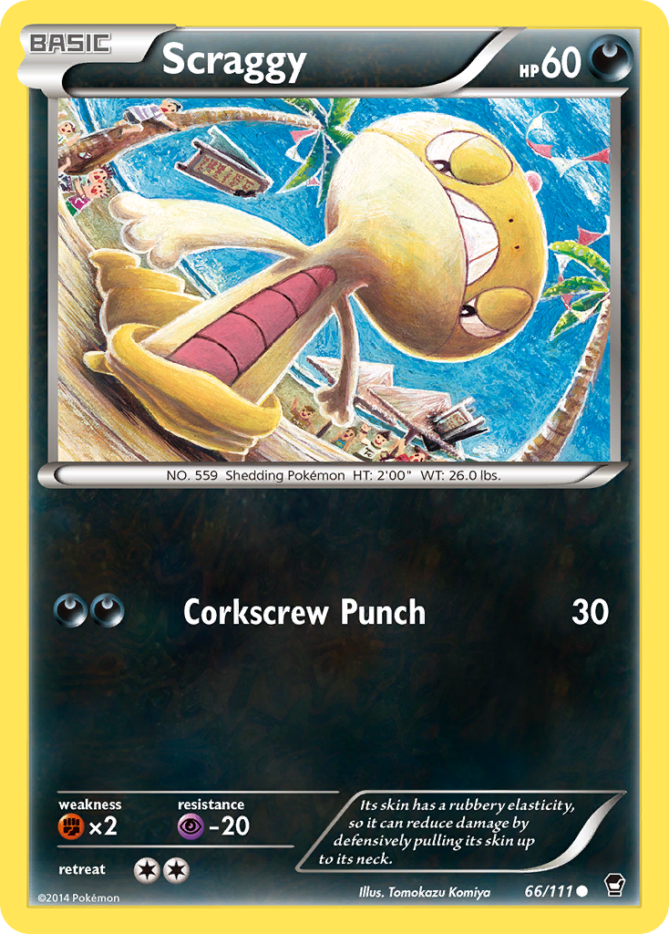 Scraggy (66/111) [XY: Furious Fists] | Exor Games Truro