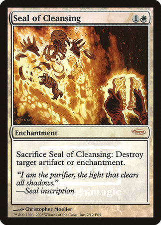 Seal of Cleansing [Friday Night Magic 2005] | Exor Games Truro