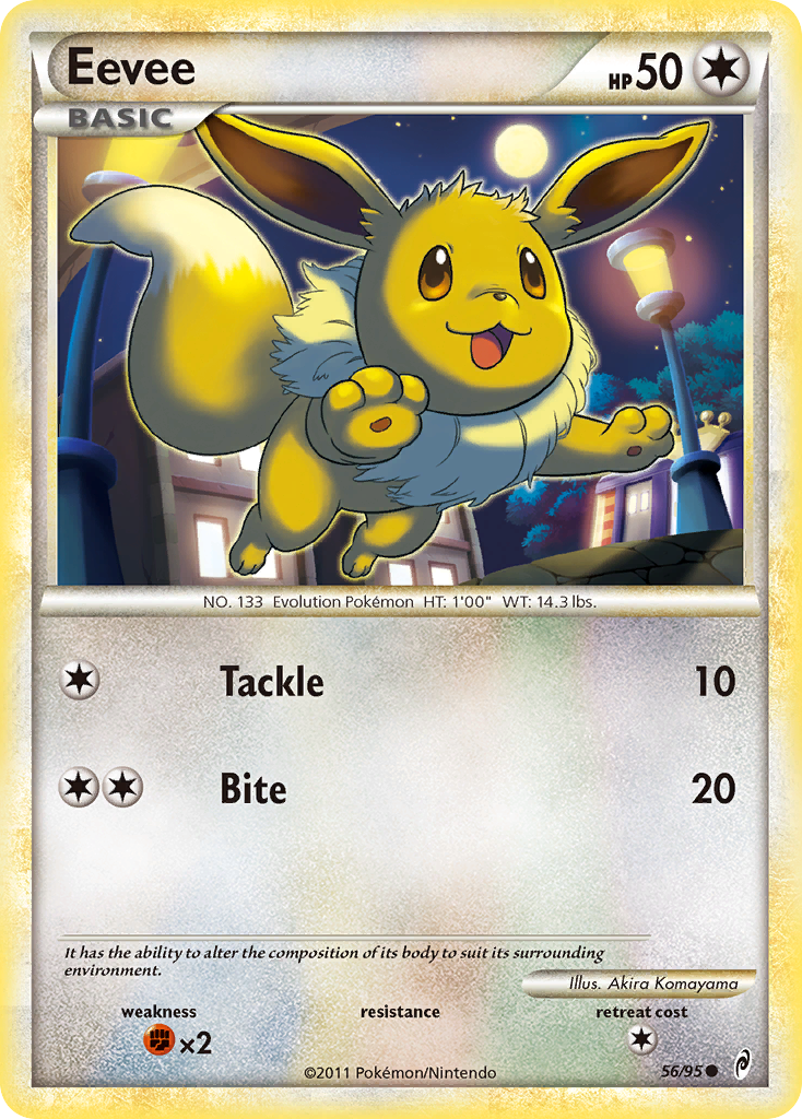 Eevee (56/95) [HeartGold & SoulSilver: Call of Legends] | Exor Games Truro