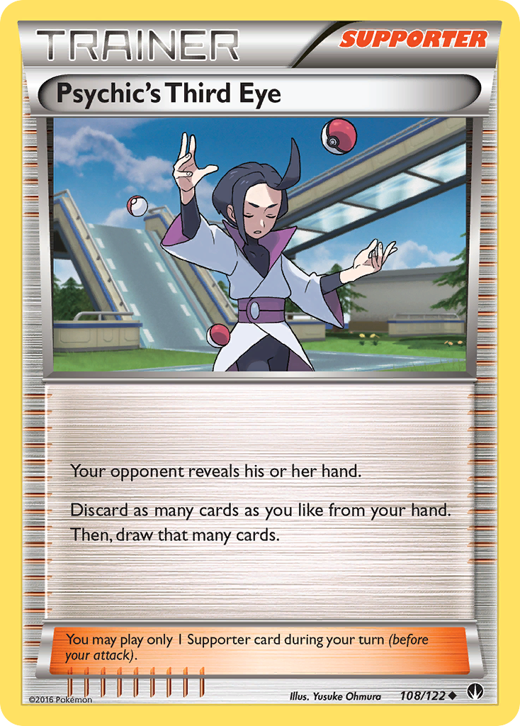 Psychic's Third Eye (108/122) [XY: BREAKpoint] | Exor Games Truro