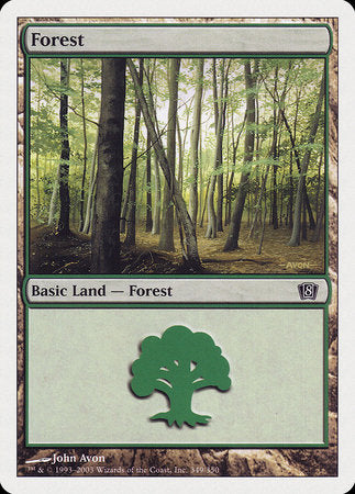 Forest (349) [Eighth Edition] | Exor Games Truro