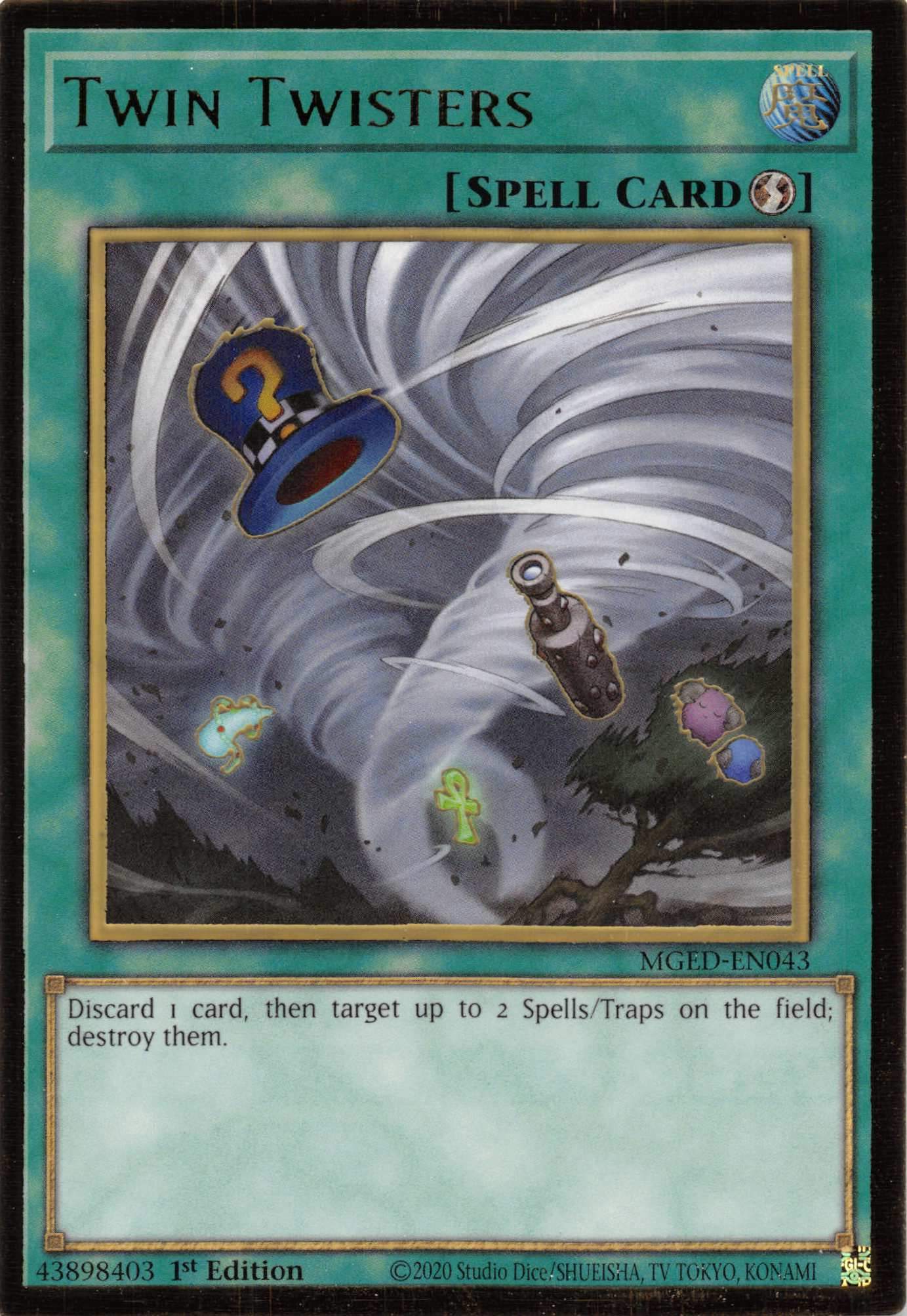 Twin Twisters [MGED-EN043] Gold Rare | Exor Games Truro