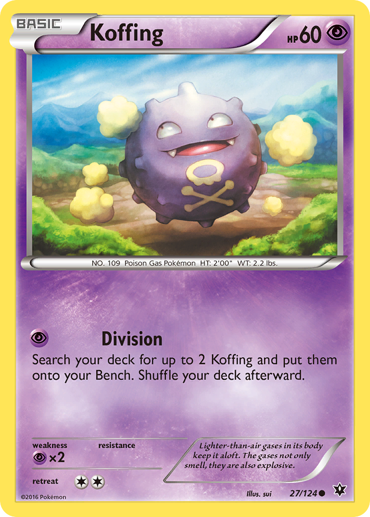 Koffing (27/124) [XY: Fates Collide] | Exor Games Truro