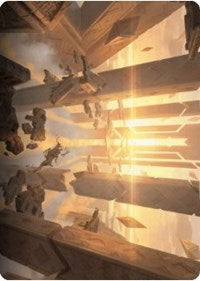 Skyclave Basilica Art Card [Zendikar Rising Art Series] | Exor Games Truro