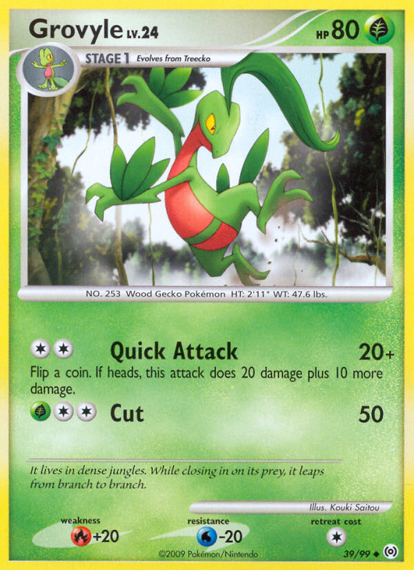 Grovyle (39/99) [Platinum: Arceus] | Exor Games Truro